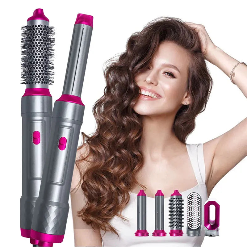 5 in 1 Ultimate Hair Styler – Curl, Straighten, Wave, Flip & Smooth with One Tool! 💁‍♀️ Perfect for Pakistani Hair 🇵🇰 | Salon-Quality Results at Home 🏠"