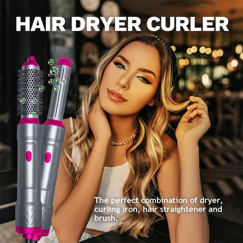 5 in 1 Ultimate Hair Styler – Curl, Straighten, Wave, Flip & Smooth with One Tool! 💁‍♀️ Perfect for Pakistani Hair 🇵🇰 | Salon-Quality Results at Home 🏠"