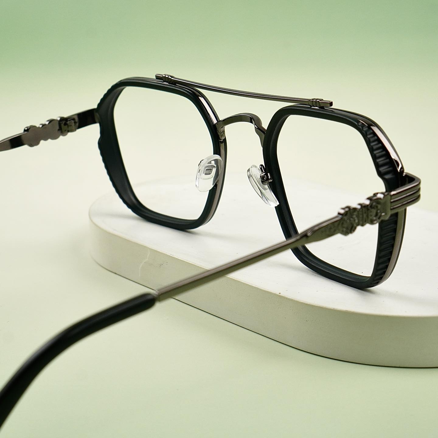 Trendy Square Glasses for Men & Women | New Arrival | With Box & Spray