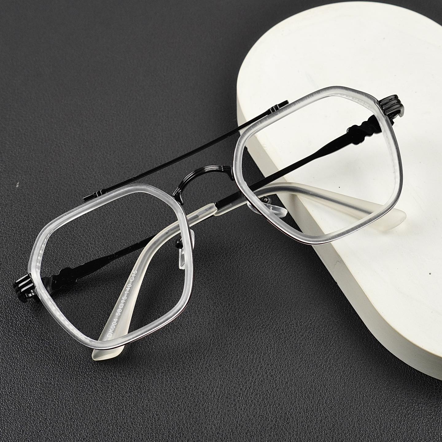 Trendy Square Glasses for Men & Women | New Arrival | With Box & Spray