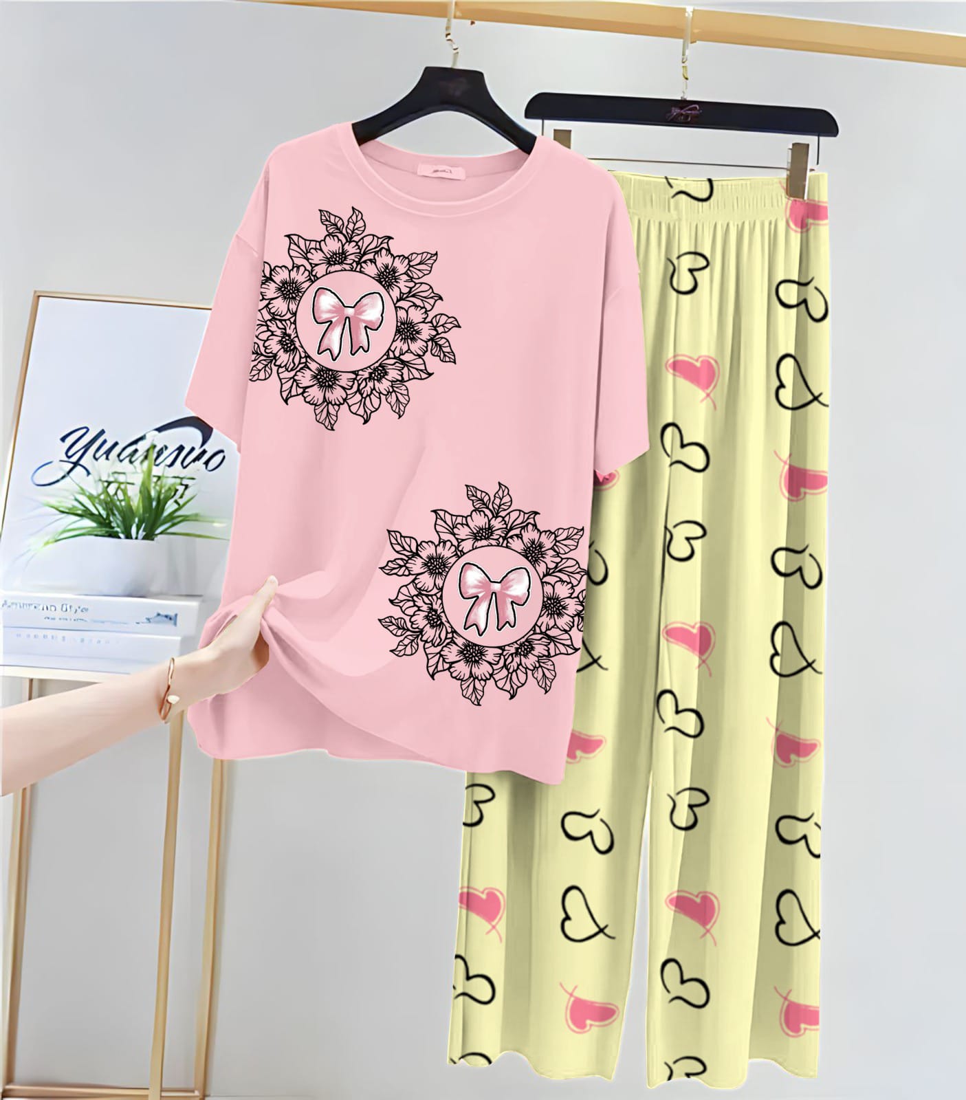 Women Printed Night Suits